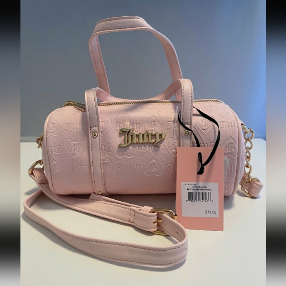 Juicy Couture pink powder barrel